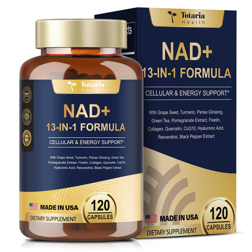NAD Supplement for Women Men with nicotinamide riboside resveratrol,Quercetin, Betaine Boost NAD+ Levels NAD Plus Supplement for Anti Aging, Energy, Immune, Focus 120 Capsules