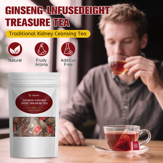 Totaria Kidney Tea Formula Ginseng Five Treasure Tea, Combination Scented Tea, Herbal Health Beverage