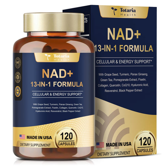NAD Supplement for Women Men with nicotinamide riboside resveratrol,Quercetin, Betaine Boost NAD+ Levels NAD Plus Supplement for Anti Aging, Energy, Immune, Focus 120 Capsules