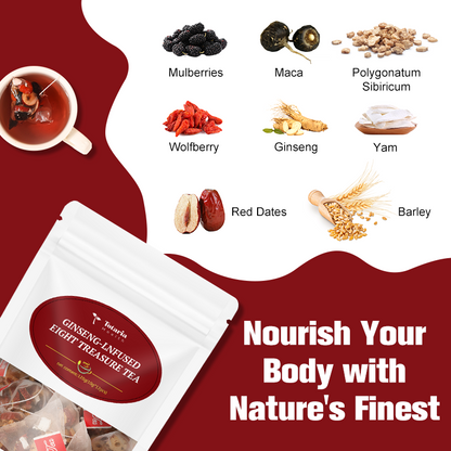 Totaria Kidney Tea Formula Ginseng Five Treasure Tea, Combination Scented Tea, Herbal Health Beverage