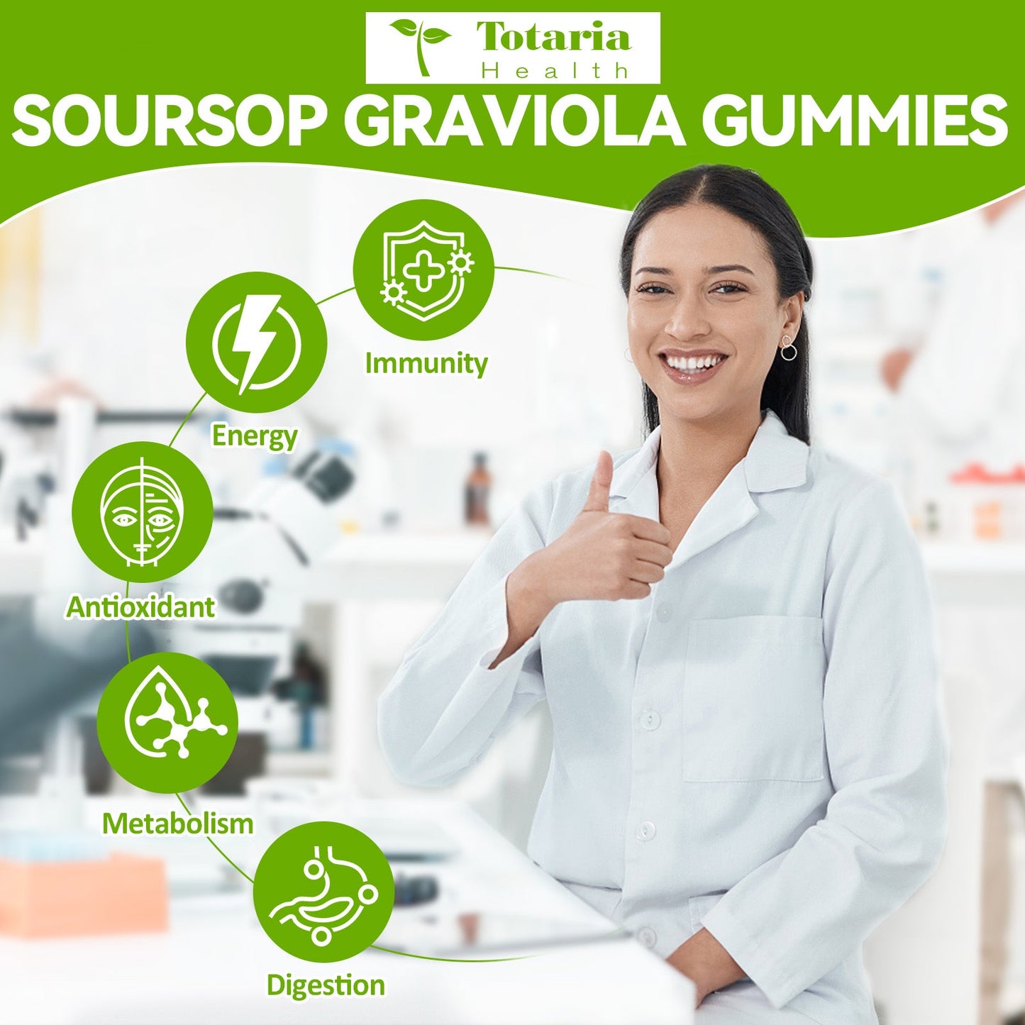Soursop Graviola Sea Moss Gummies - 5000mg Soursop Oil Leaf with 3000mg Sea Moss, 150mg Black Seed Oil - Immune Support, Antioxidation - Sour Sop Multivitamin Graviola Leaves Edible Supplements